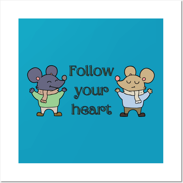 cartoon mice Wall Art by Ba-Da-Boo